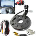 OEM Camera Adapter Camera Monitor Jeep Reversing View 2007-2018 Aftermarket Wrangler with Tire Guideline for Parking iMeshbean Waterproof Spare Rear Removable