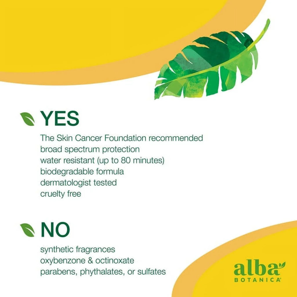 oz (Pack SPF 6 Coconut Hawaiian, 2) of Sunscreen Spray Botanica Alba 50
