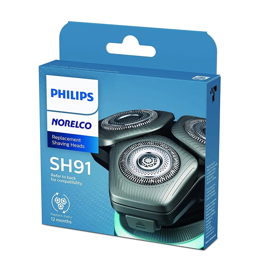 Replacement SH91/52 Shaving 3 9000, Heads Shaver Series Pack, for Norelco (Replaces Philips SH90/72)