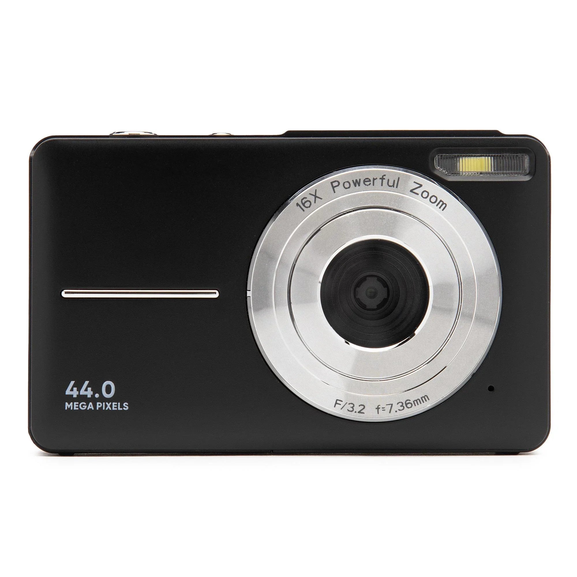 Shoot Koah Camera Easy-to-Use, for - FHD Digital Lightweight, 44MP Zoom 16X Power Kids Point and