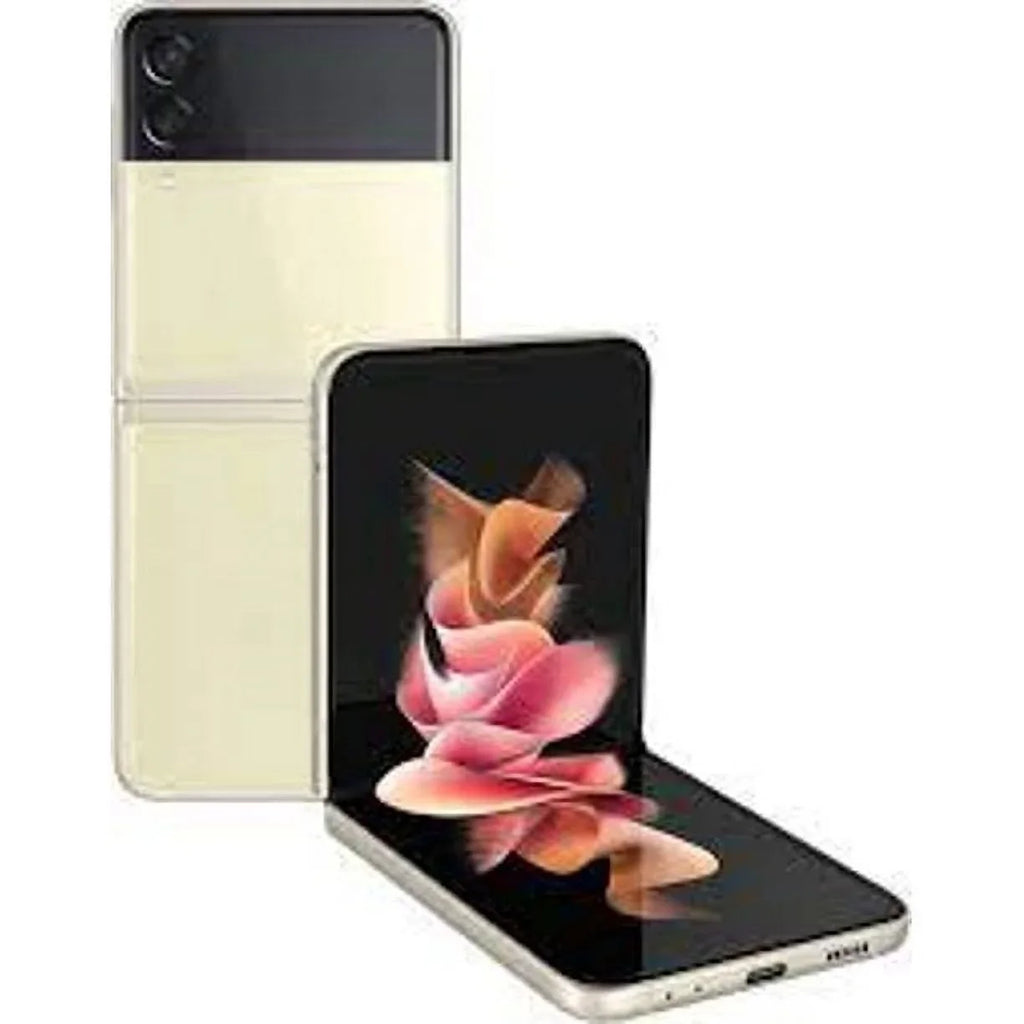 Galaxy 3 5G Z Samsung Pre-Owned Smartphone F711U Good) Unlocked Cream 128GB (Refurbished: Flip
