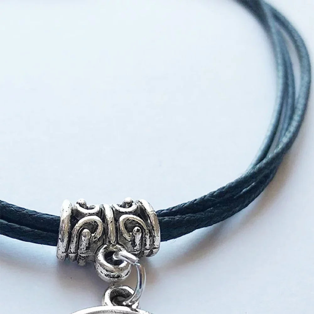 Rope Building Germany Jewelry Black Leather Famous Bracelet Architecture Wristband