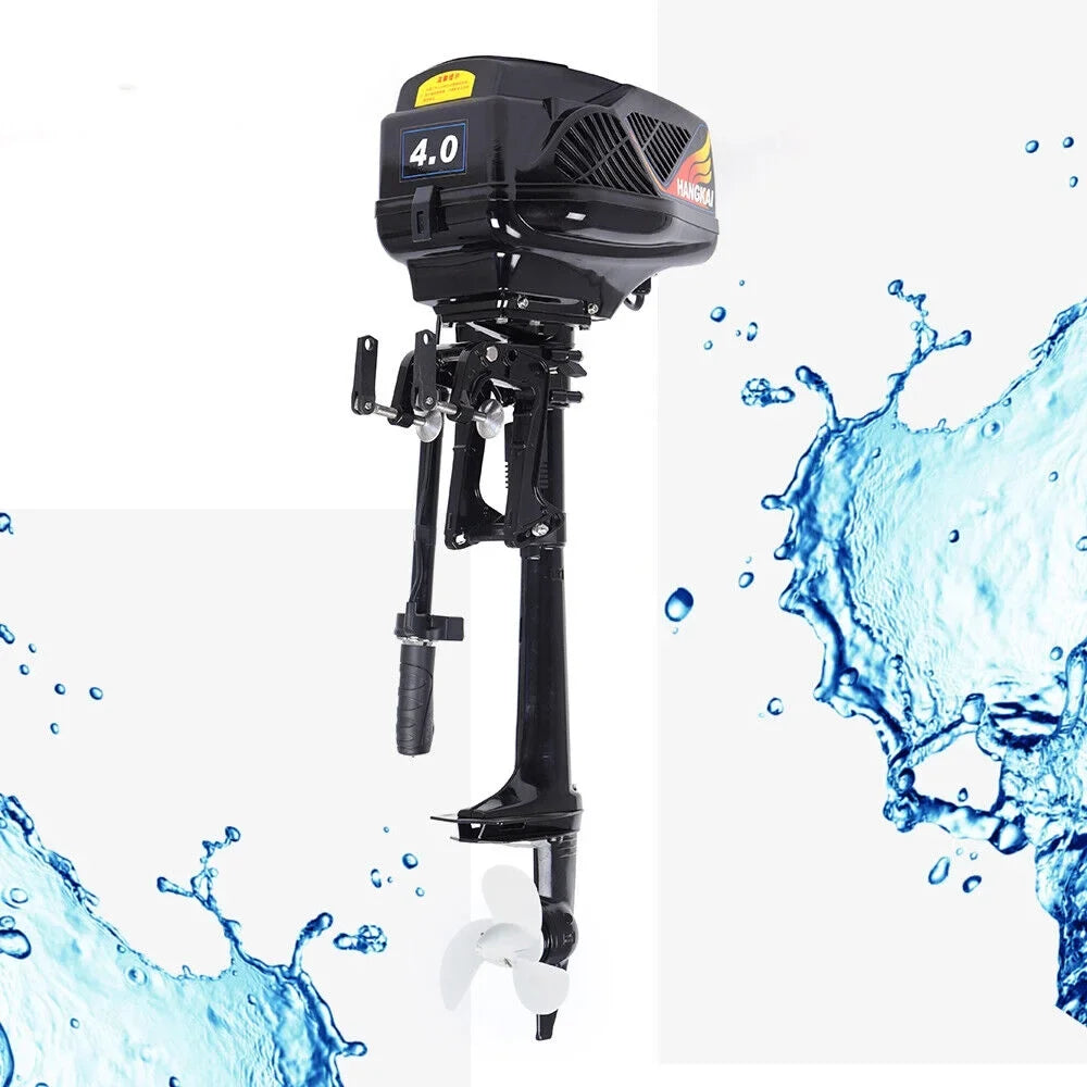 Engine Miumaeov 4 Brushless Motor Electric 1000W Outboard Boat Motor Trolley HP