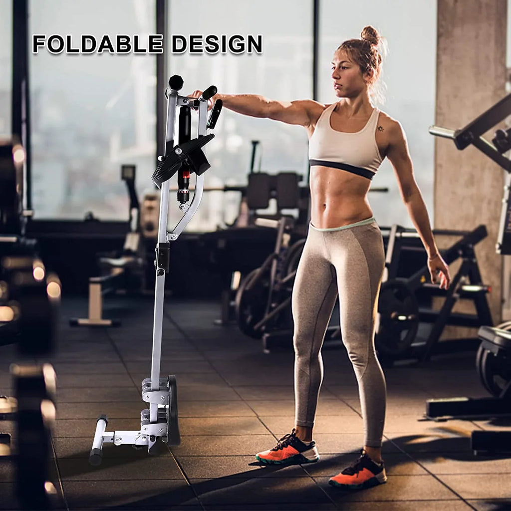 and Digital Monitor of Maximum 260 Load, Black Fitness Rower lbs Machine Rowing YSSOA Ergometer,