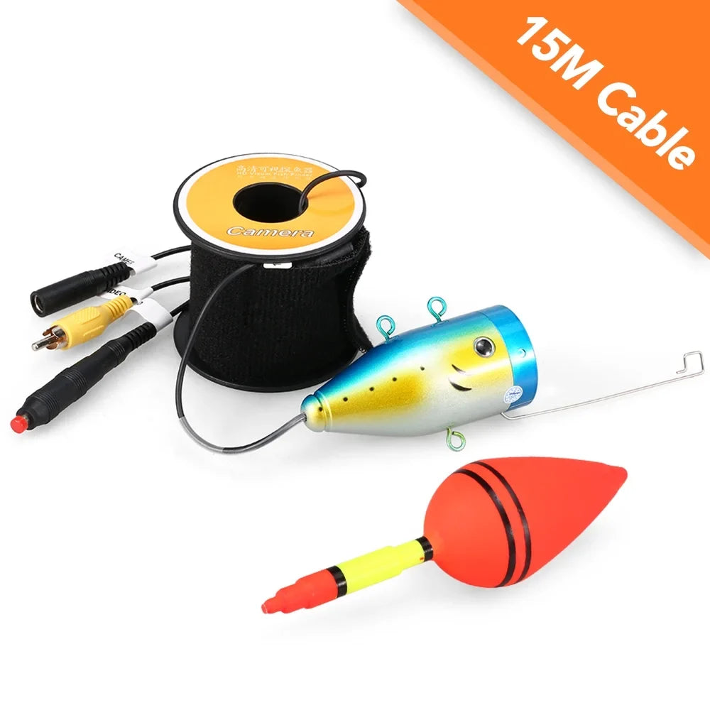 LEDs Boat Shape 15m/30m/50m Fish Camera Ice Vision 24 Shape Dazzduo Fish Fishing 1200TVL Boat Ice Waterproof Cable 15m/30m/50m Camera 24 LEDs Waterproof Camera Camera Camera,Camera