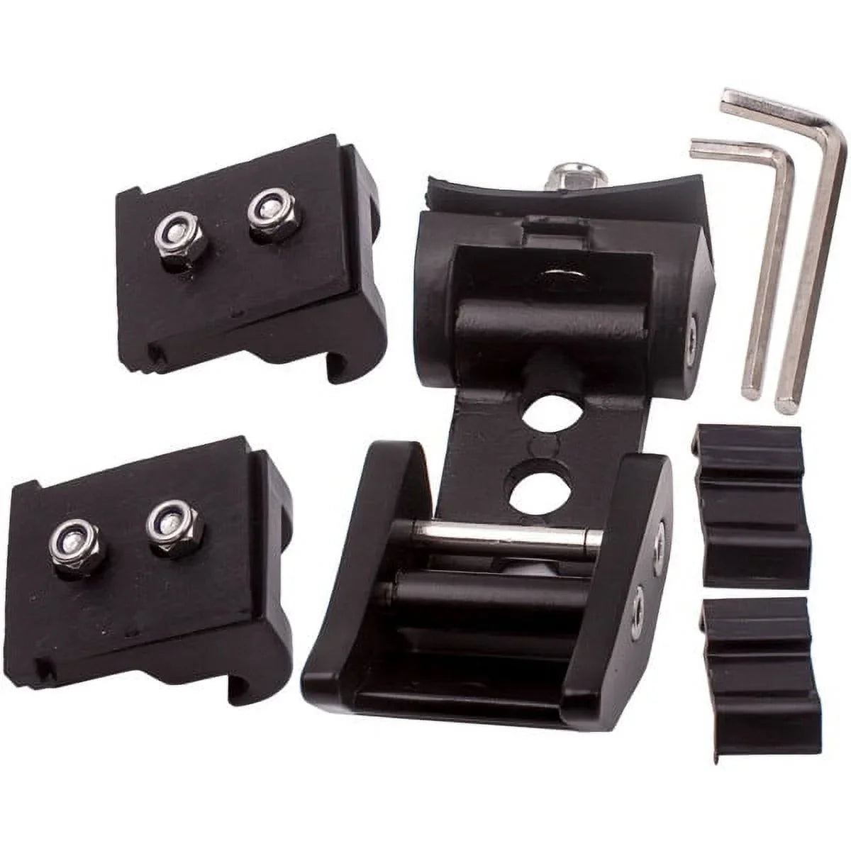 Jeep 2018 & 2007 Latch for Hood Locking Door 2Pcs Unlimited - Catch Wrangler 4 Door JK 2
