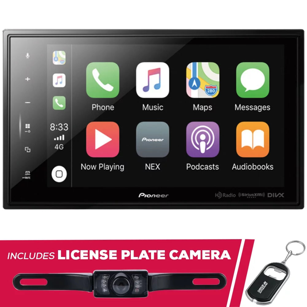New and Receiver Plate Pioneer Multimedia 8" Camera License DMH-C5500NEX Digital