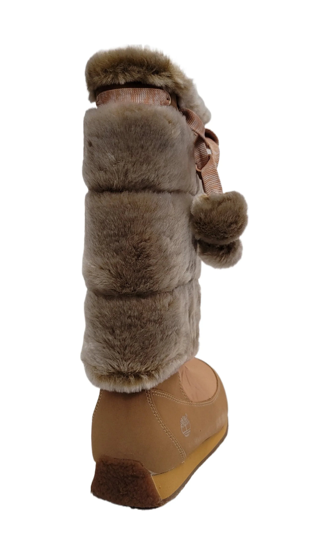 size Medium 6 Big 59996 Fur Junior Wheat Kid Tall Boot Timberland Winterberry US