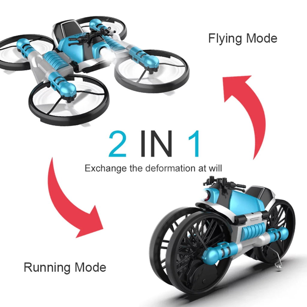 Key in 1 Take Land Feature with and , Walmeck Air Beginner,Friendly One Toy, 2 off/Landing Motorcycle