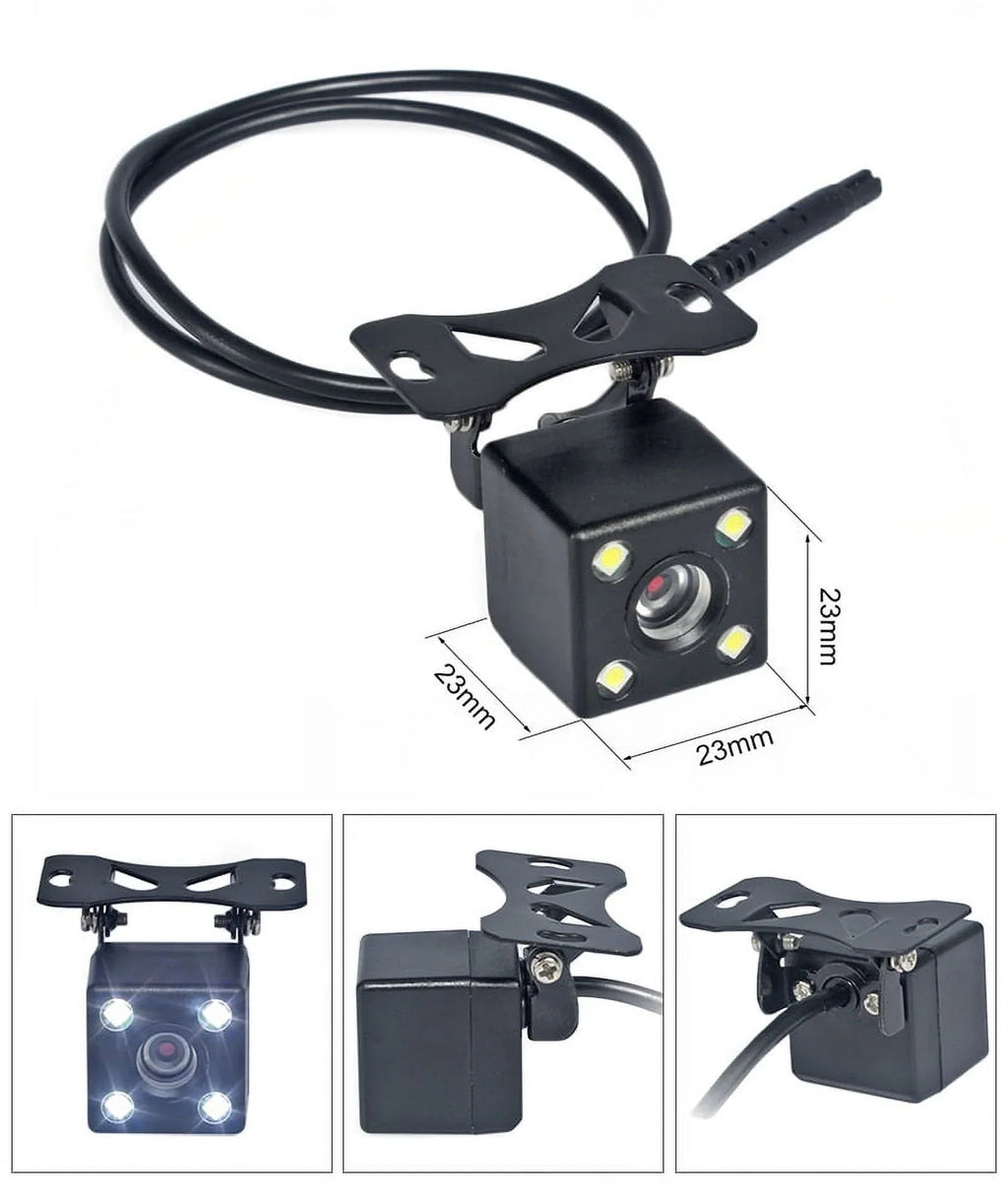 Parking Monitor HD License 4.3in View Rear Backup Camera Car Plate System Reverse