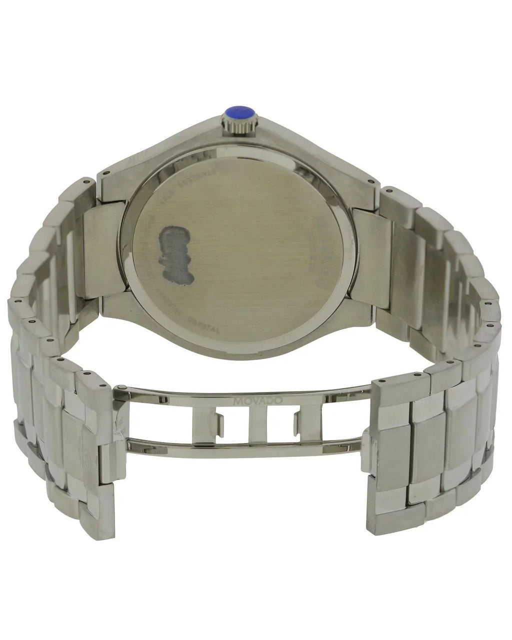 Dial Steel Black Movado Watch Men's Collection 0606781 Stainless