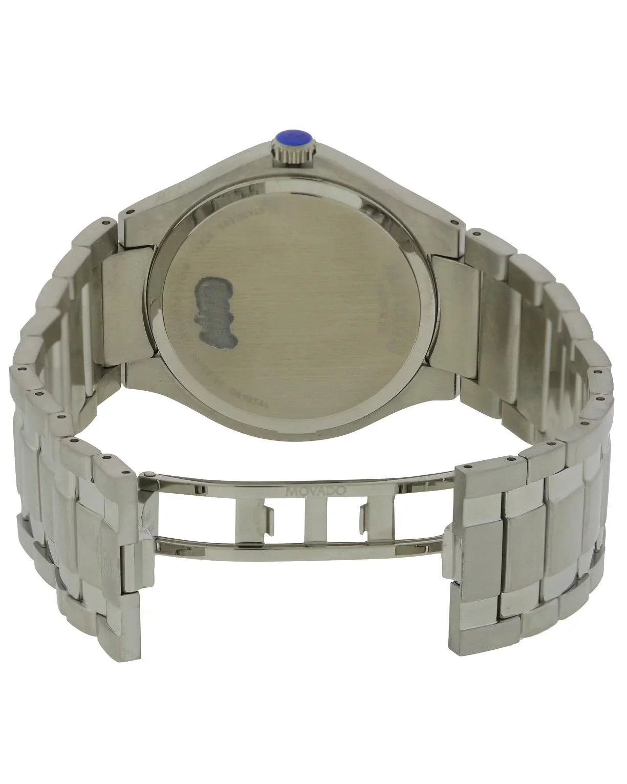 Dial Steel Black Movado Watch Men's Collection 0606781 Stainless