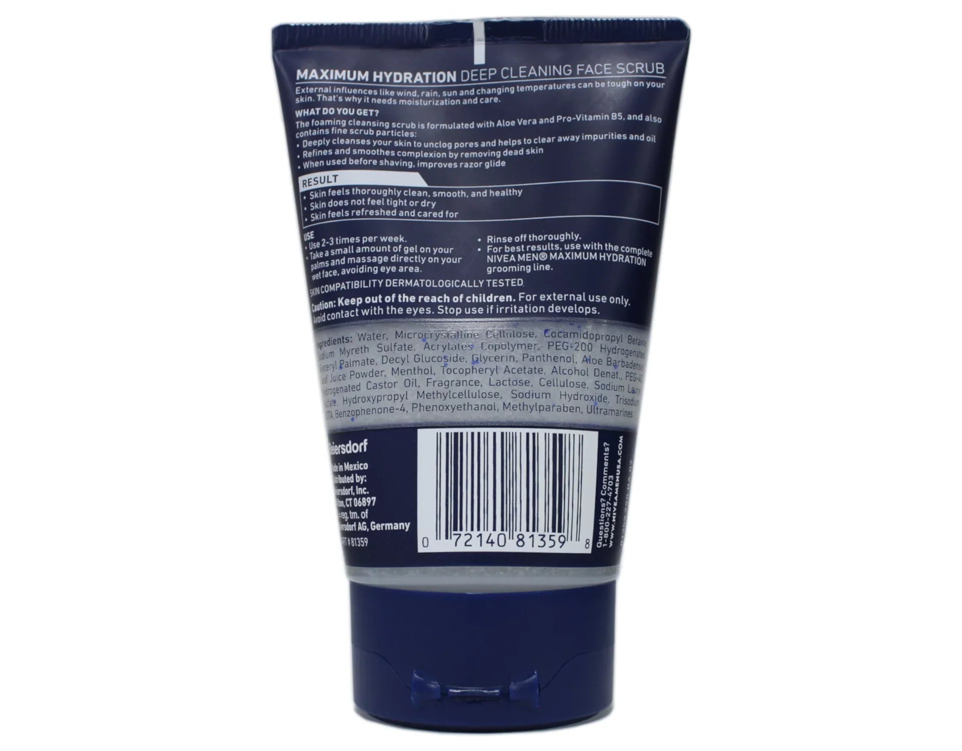 Scrub Face 4.4 Cleaning Deep 4-Pack Nivea For Original, Men Oz,