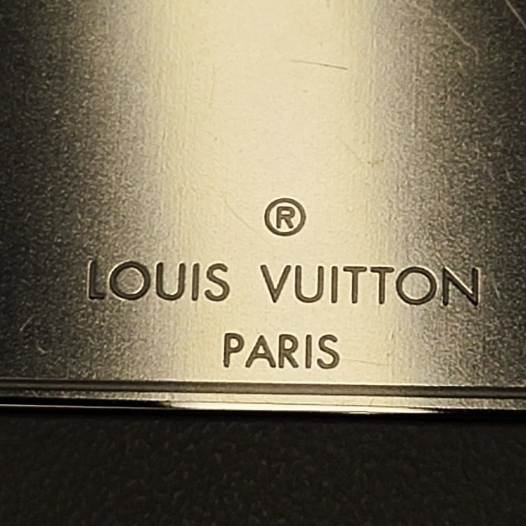 MM Louis Authenticated Leather (Good) Twist Bag Crossbody Pre-Owned Vuitton Unisex Epi Studded Blue