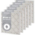 Pack) SpiroPure Made 13 USA (6 in Filters MERV 17.38x17.38x1 Pleated - Air Filter
