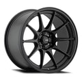 5x100 17x9 Semi-Matte Dekagram Black +40et Konig 57B Wheel