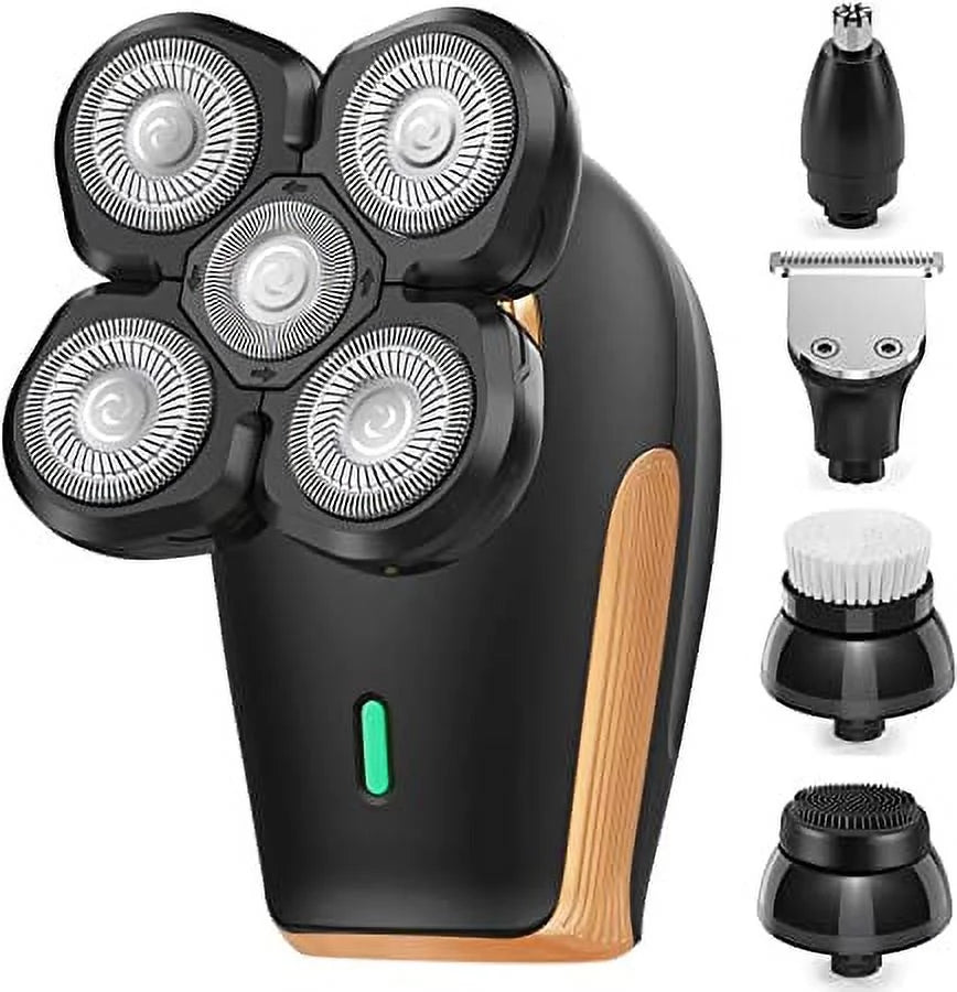 Nose Razors Waterproof Cleansing Electric Sovob Brush Rechargeable Grooming for Shaving Head Facial Trimmer Clippers with Men Dry Shaver Wet Electric Hair Bald Shaver Rotary Shavers Kit Mens