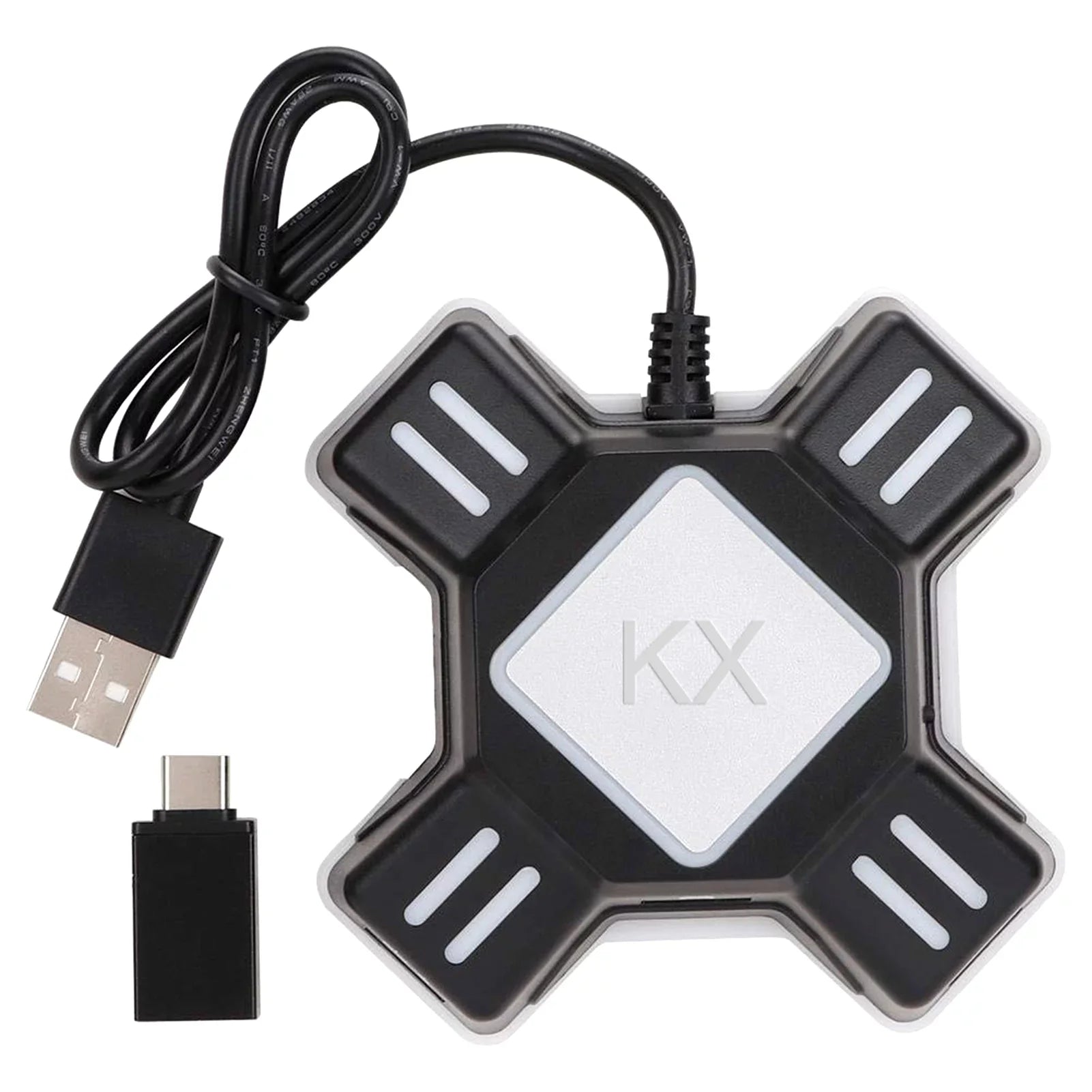 Gamepad Converter Keyboard Adapter Switch/X-box/PS5/P-S-4/PS3 Mouse KX Mouse Replacement Portable Controller Keyboard for Adapter Adapter Abody