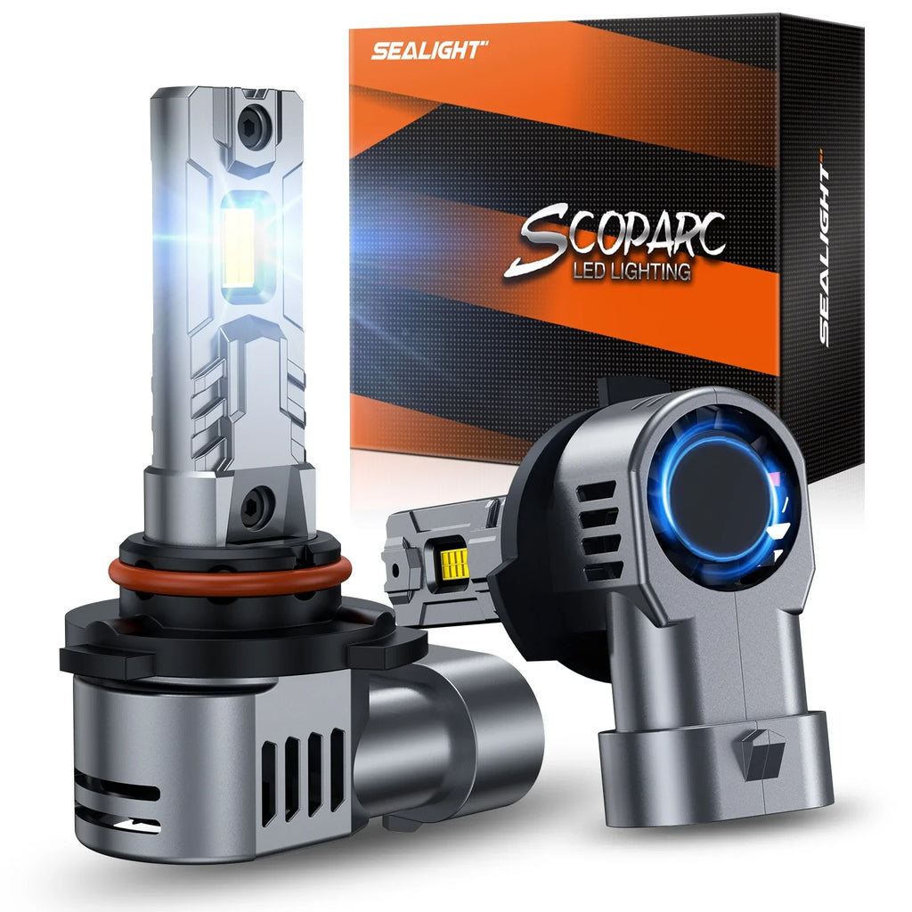 Combo, LED 6500K Cool White, 30000LM Sealight Bulbs 9005 Bulbs H11 H9 HB3 H8 LED Light