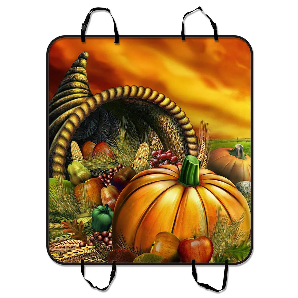 Pet Mat GCKG Mat SUV Seat Day,Harvest,pumpkin Car Car Trunk Thanksgiving Dog Mat Cover Car inches For Cars Cargo 54x60 Seat Thanksgiving Cover,Happy Trucks and Pet Seat Hammock