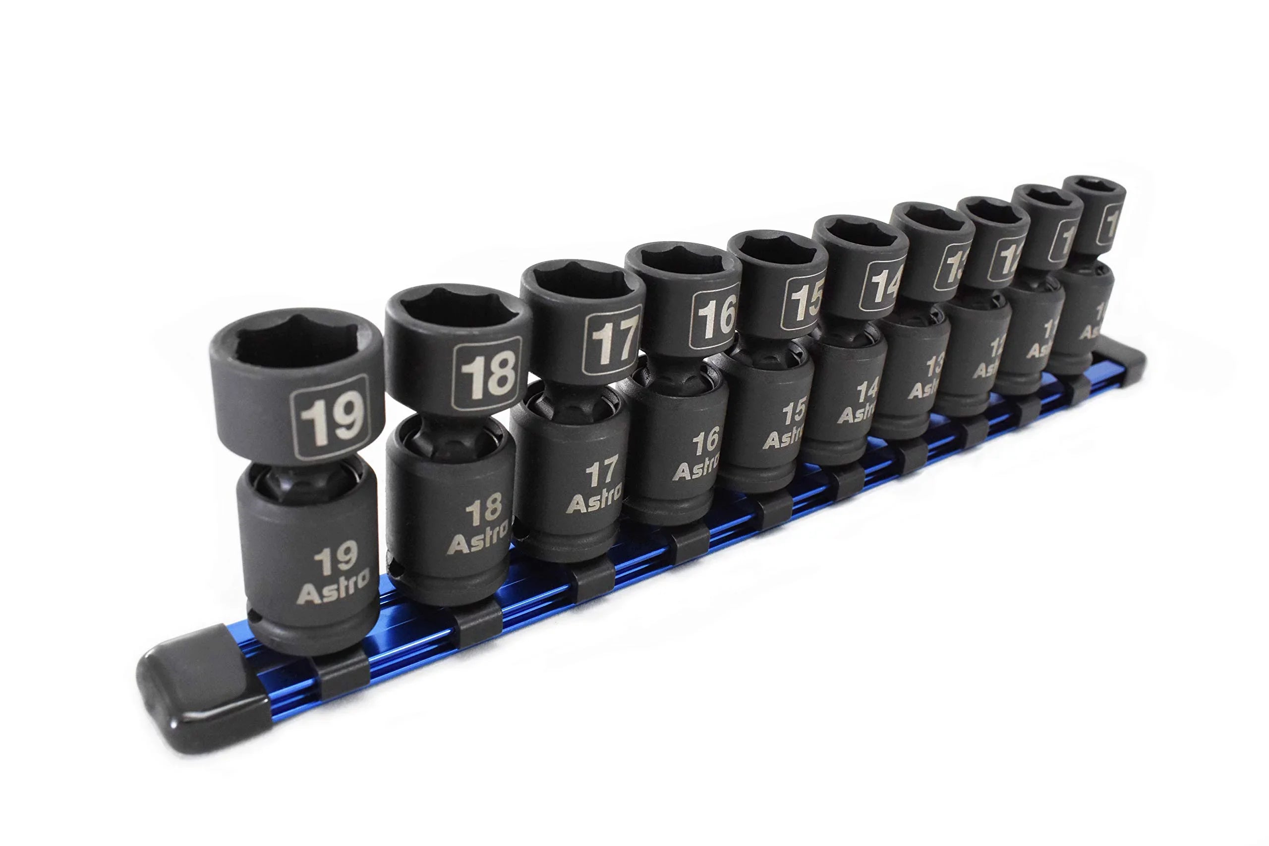Astro Unvrsl Pinless Nano Impact Pneumatic 10 Skt 3/8IN Metric