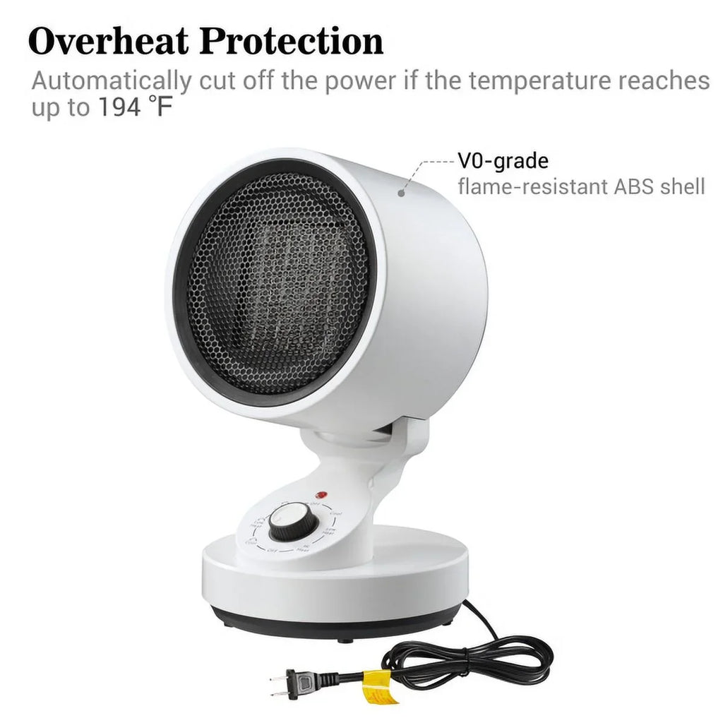 Cool modes Electric Low Heater 3 including Heat Warm High Machine and Fan, (1500W), Office for Fan,with Cool Up & Heat Heat Space Mode (900W), Cooling 2-In-1 Quick Space , (10W) Home,