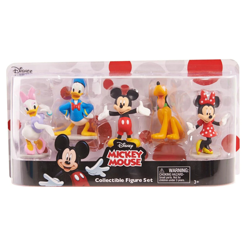 Disney Collectible Mickey Mouse Kids for Licensed and 3 Presents 5 Gifts Up, Pieces, Officially Figure Ages Toys Set,