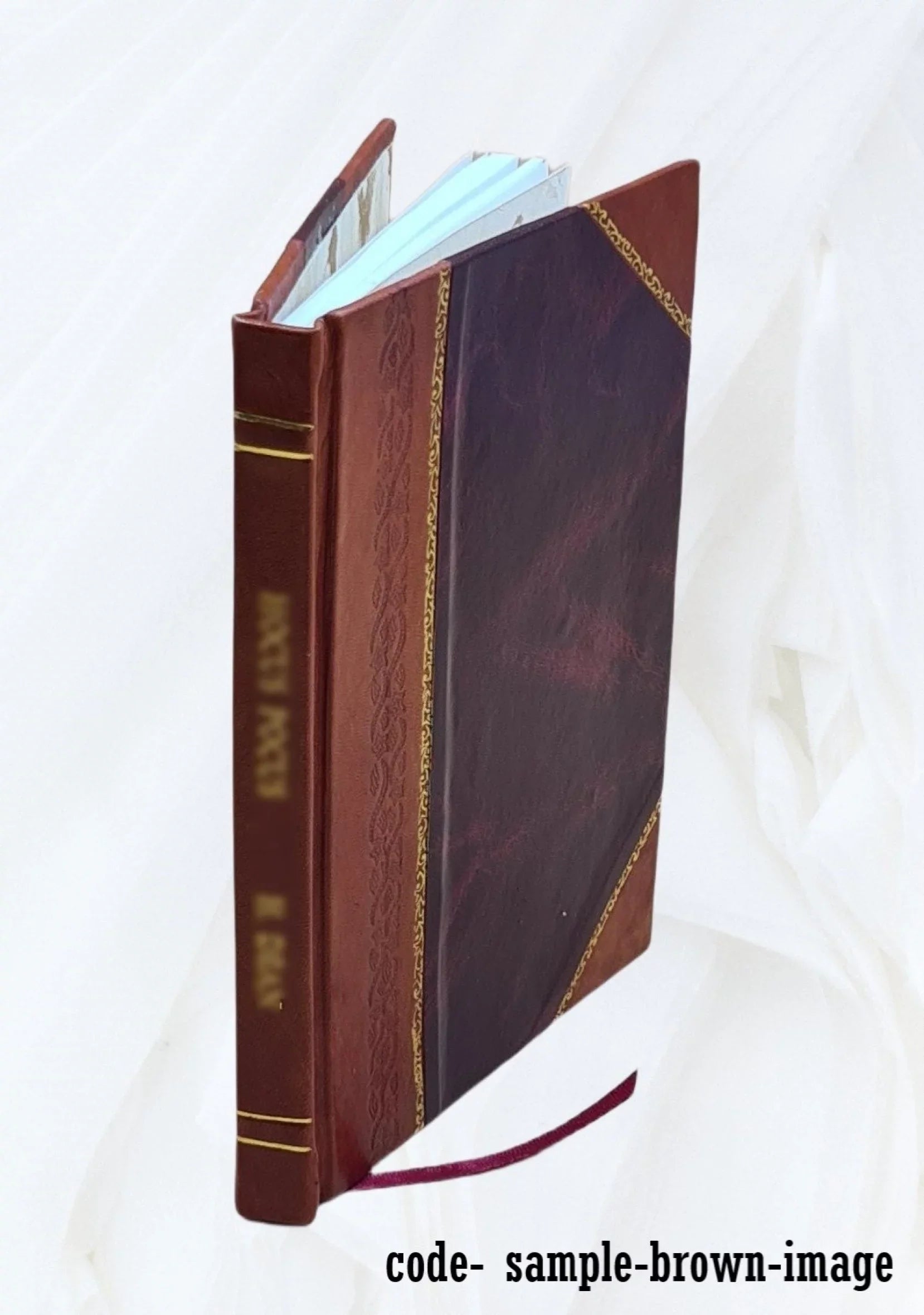 books] Volume 1815 language, 4 v.1 Bound] [Leather [Marathi