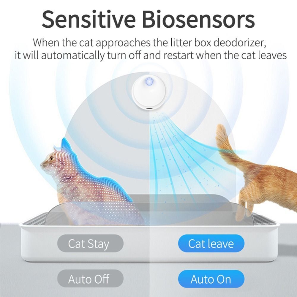 Deodorization Air Rechargeable Odor Purifier Cat Deodorizer Cleaner Smart Pets