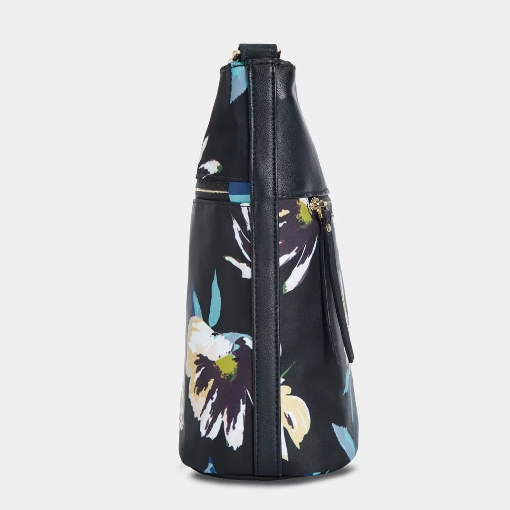 Bag Floral Addison Travelon Bucket 43491-50C - Midnight