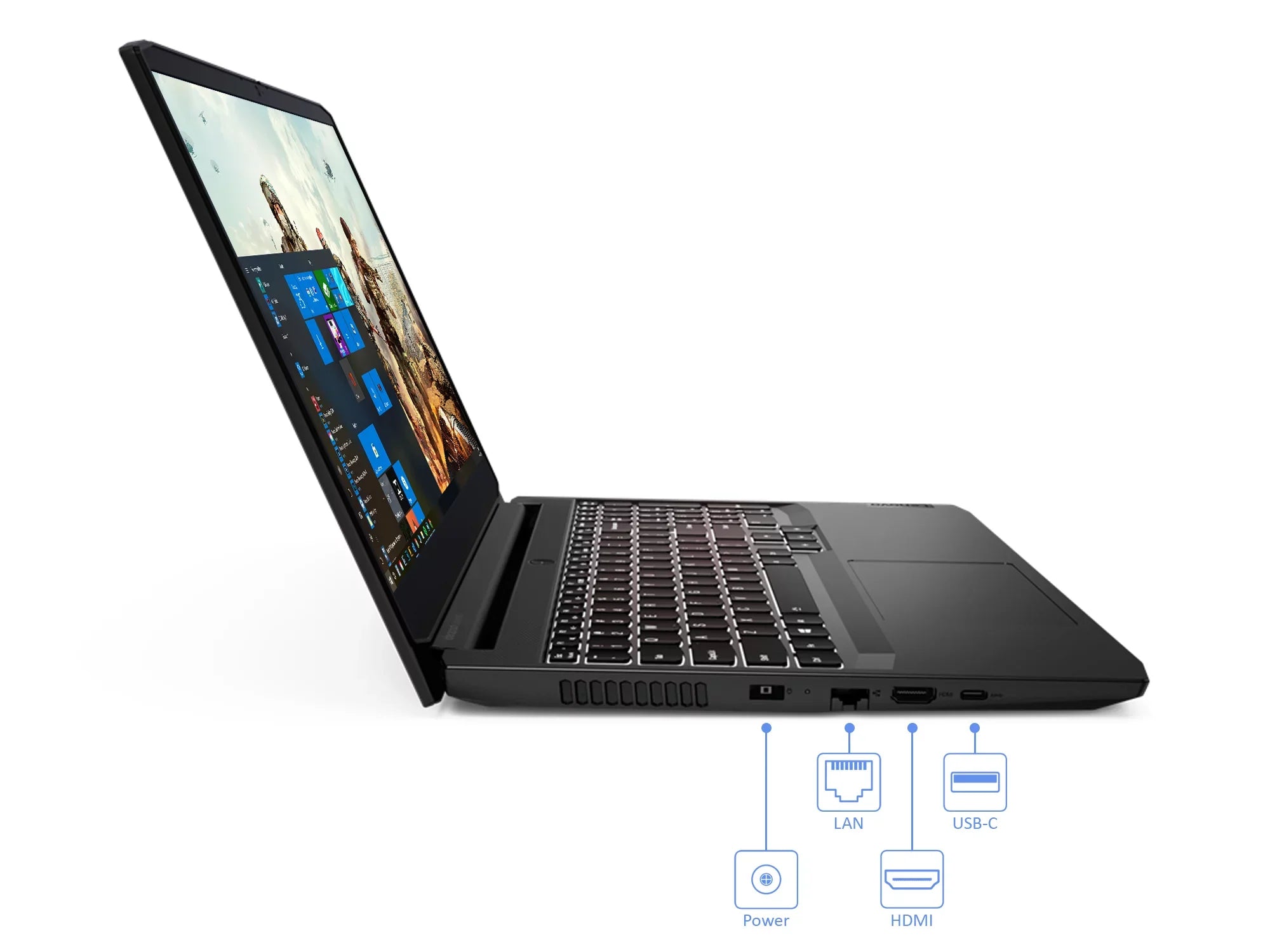 GeForce Gaming 16GB Wi-Fi, SSD, Windows FHD 5600H Pro Lenovo 1TB 10 4.2GHz, 120Hz HDMI, Upto NVMe 15.6" 3050, 5 Ryzen Display, NVIDIA IdeaPad Bluetooth, RAM, RTX AMD 3 Laptop,