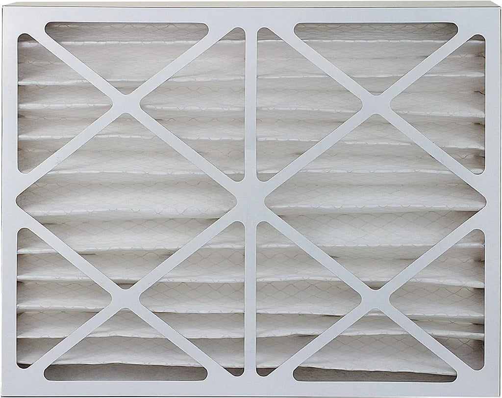 Filterbuy Pleated Furnace 8 MERV Air HVAC Filters (4-Pack) 20x25x4 AC