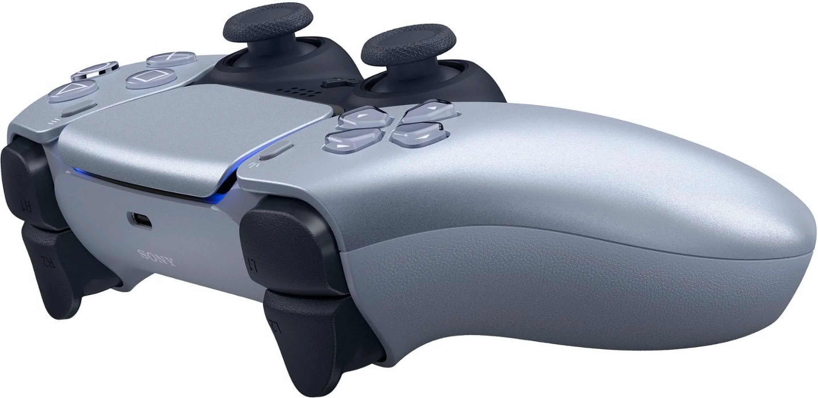 Sterling Bundle With 6Ave Microfiber Controller DualSense PS5 Cleaning 5, PlayStation - Cloth Wireless Silver