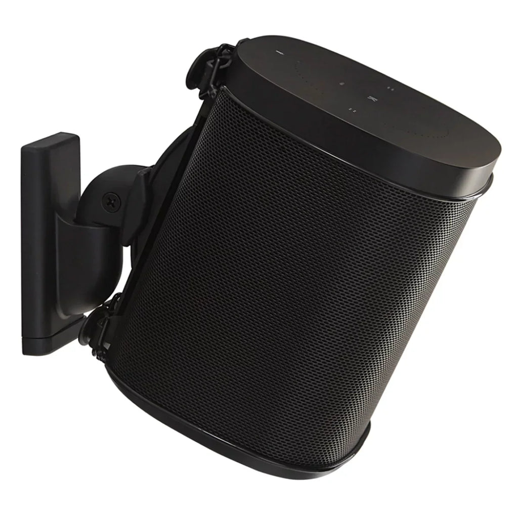 Each PLAY:1, Wireless Swivel Wall and - Mount Tilt PLAY:3 for and Sanus Speaker (Black) Sonos ONE,