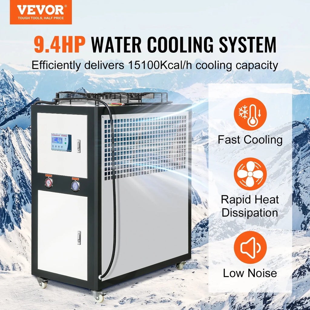 Chiller 16 Industrial Water Water Cooling 9.4HP for 60L SKYSHALO Air-cooled Gal