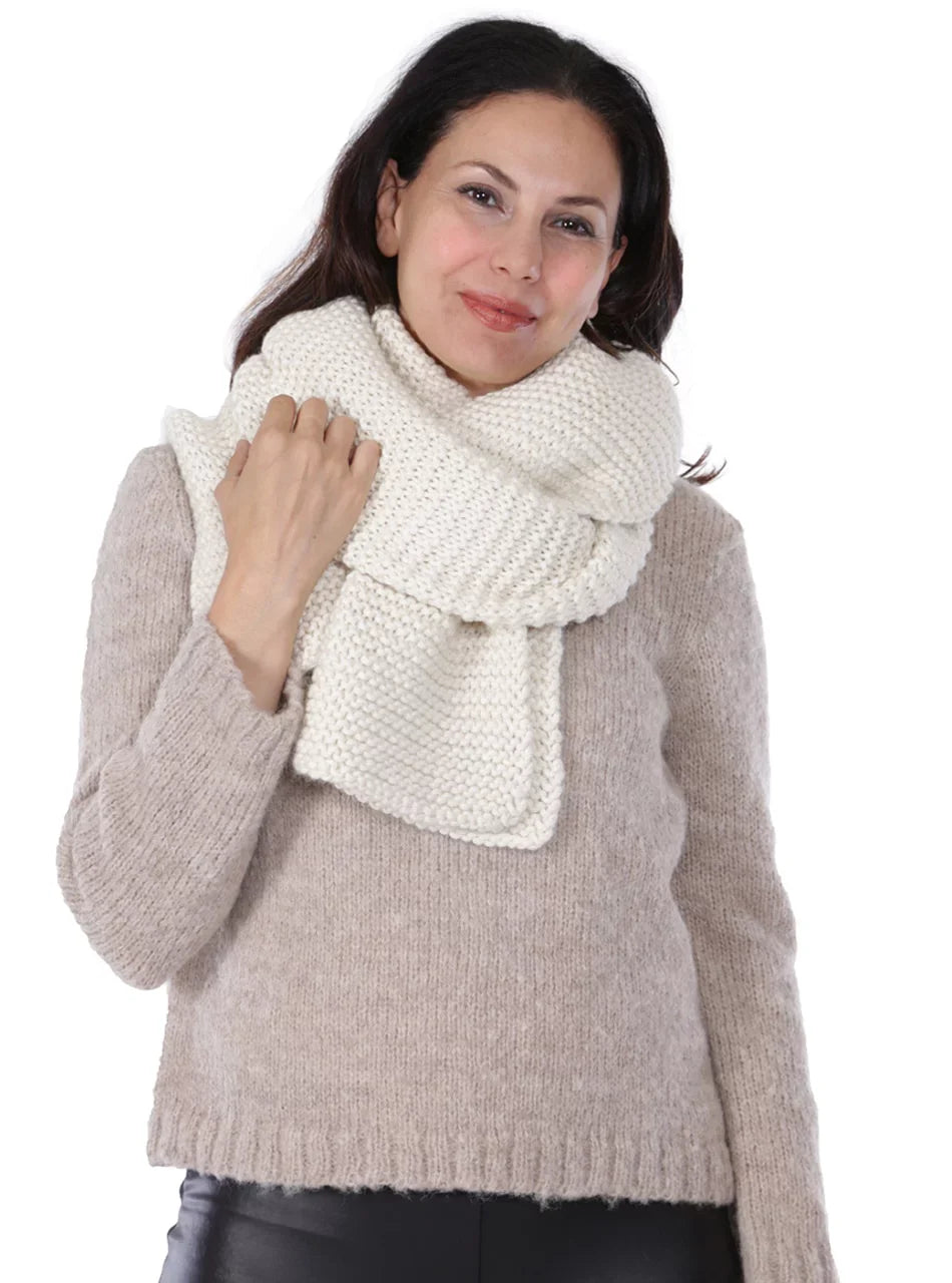 Scarf Knit - Dye Hand Fashions Alpaca - Luxury Olsen Free Inca