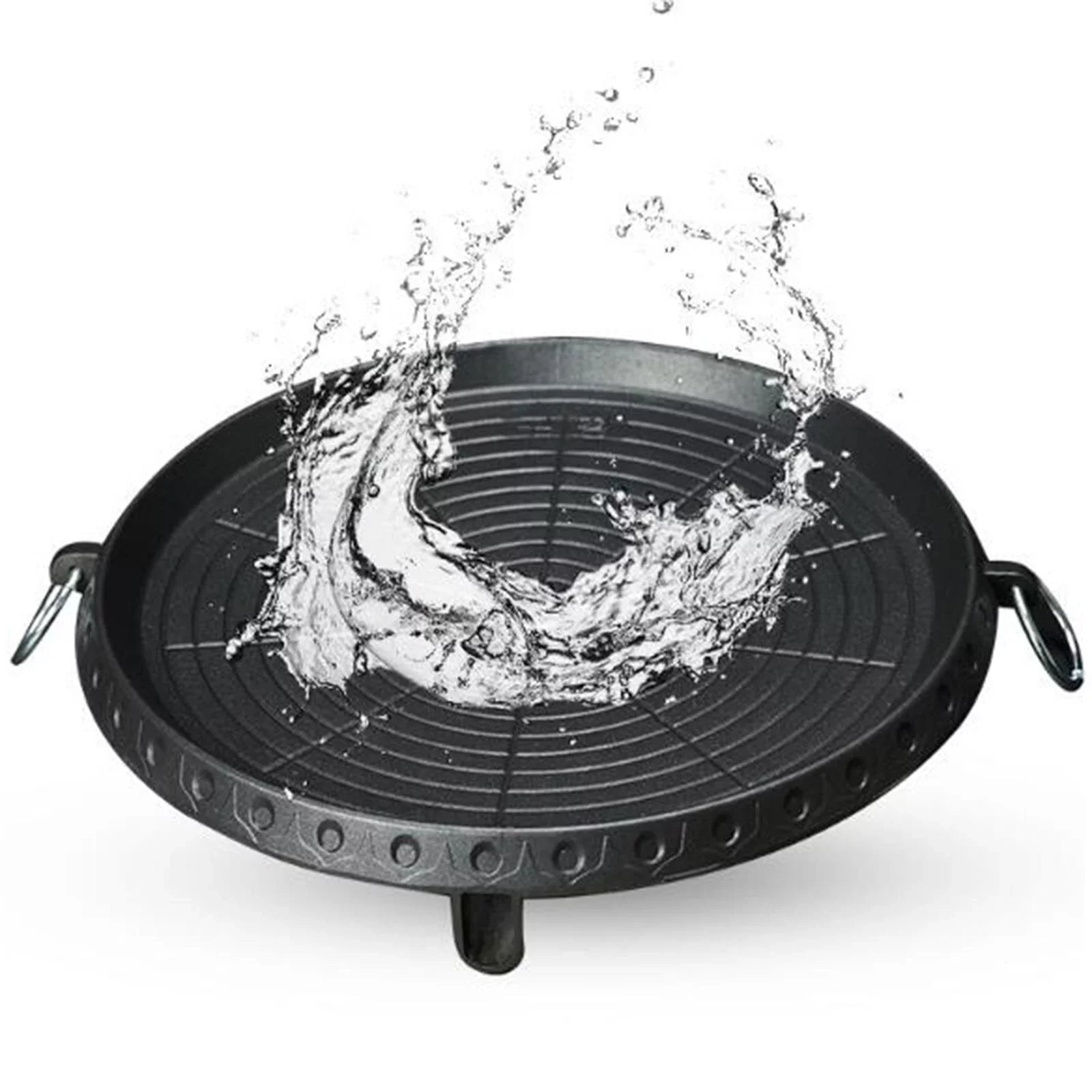 Pan Portable Induction Smokeless Picnic Indoor Outdoor BBQ Lightweight Grill Tray Camping Household Frying