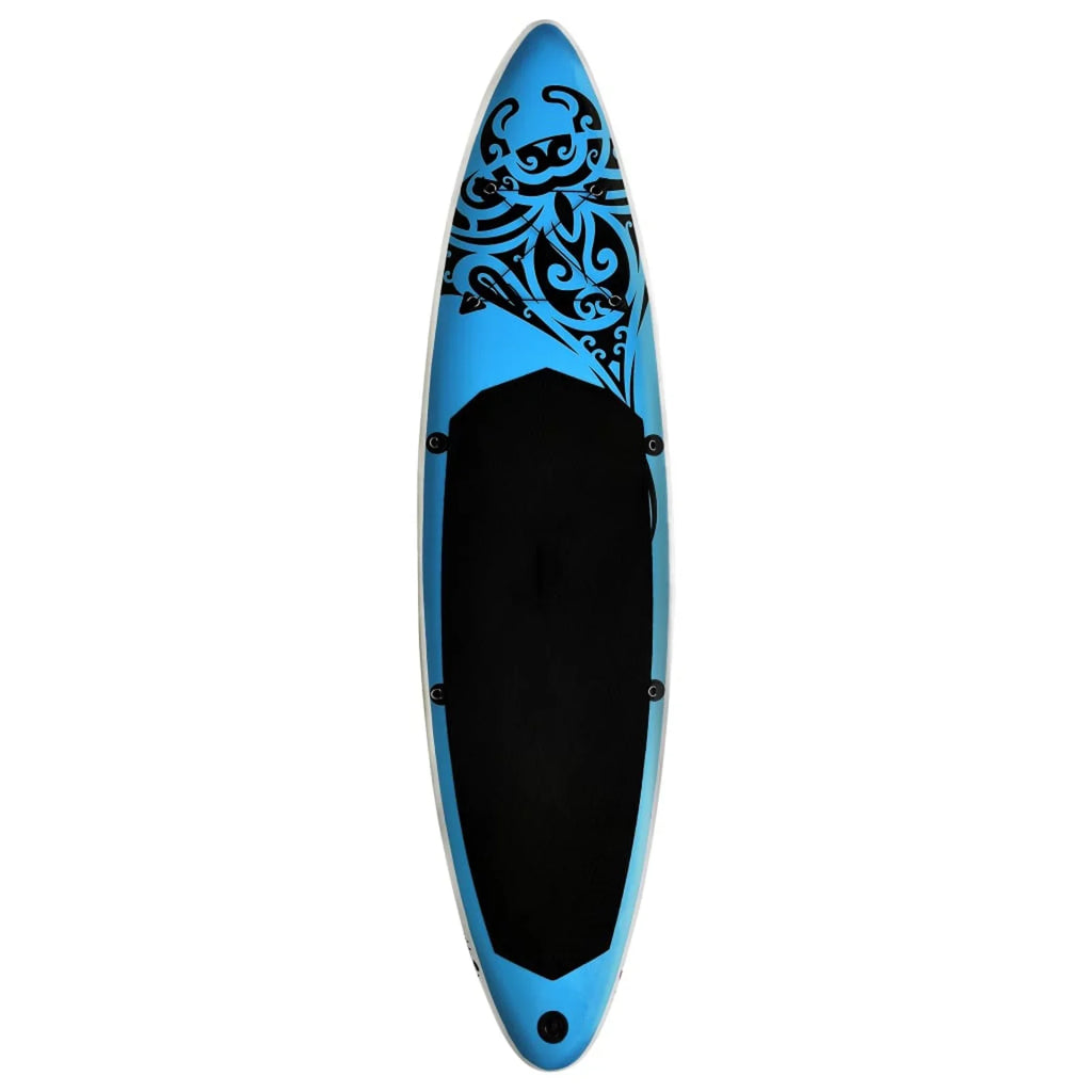 Blue Paddleboard Inflatable 144.1"x29.9"x5.9" Set Walmeck