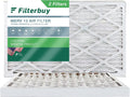 Furnace Air Filters 12x24x2 13 (2-Pack) Filterbuy AC HVAC Pleated MERV