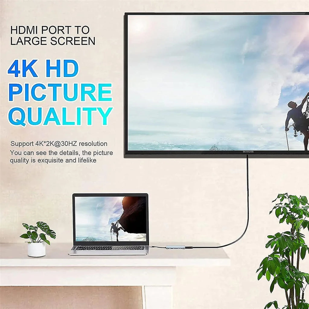 Station A*4, PD100W Pro,Air with 4K Laptop Ports USB 11-in-1 C Dell LAN,SD,MicroSD,Compatible HP Multi-Port 3.5mm with VGA,Type-C Kidsol Gigabit Lenovo Power,USB Docking HDMI, MacBook