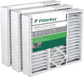 (3-Pack) Amana Air MERV Filters 8 Filterbuy HVAC 22x24x5 Pleated Furnace Goodman for and AC