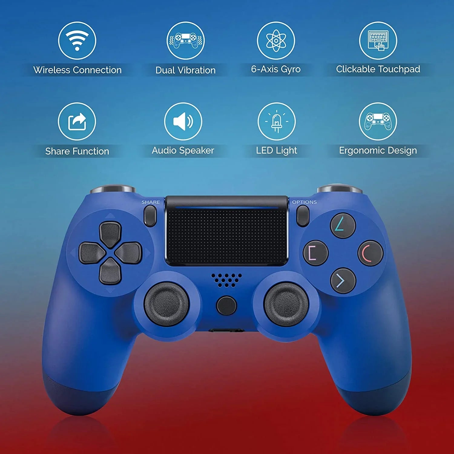 BlueTooth Plus Compatible Wireless (Blue) Samsung Slim 5G A11/A51/A71/5G/71s Galaxy with UW 1;000 Controller Speaker/Gyro/Remote GamePad Battery/Built-In PRO