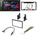 Digital Bundle Receiver Media Stereo Kit/in-Dash for 6.2" Touchscreen Camera/Installation Pioneer AM/FM with WVGA W/ 2008-2015 Car DVD/CD Bluetooth/Backup KIT4903 Double DIN Titan