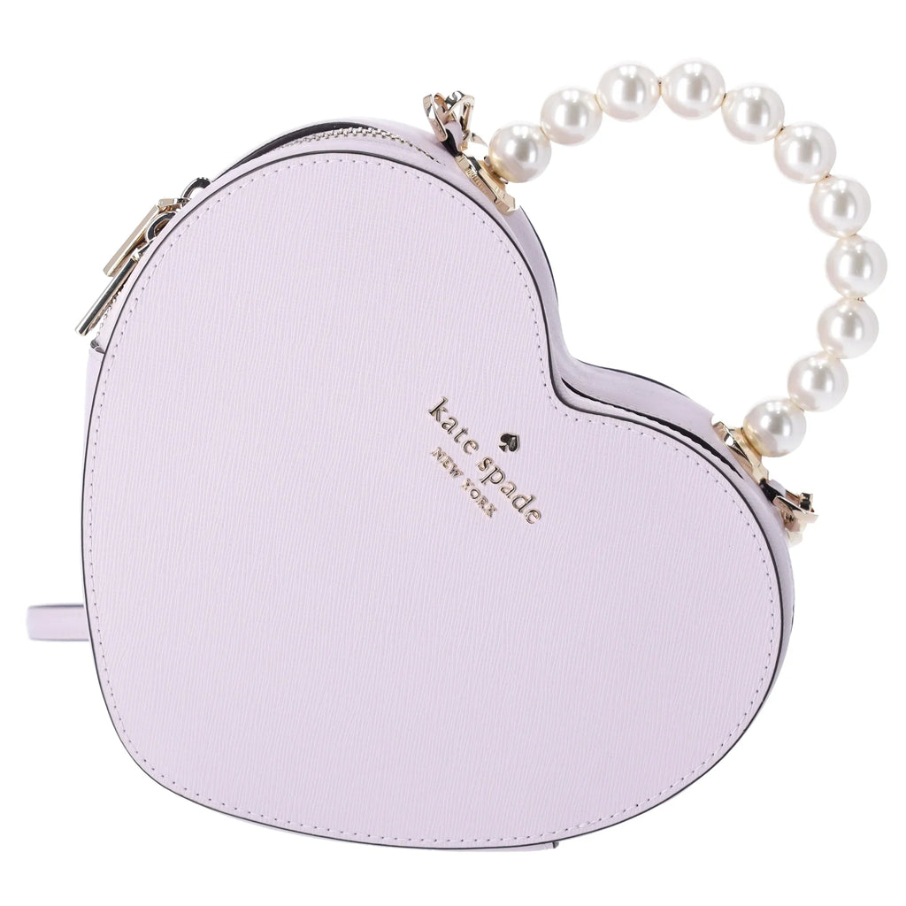 Pearl Love Kate Moonlight Crossbody Purse KF516 Spade Leather Shack Heart Lilac