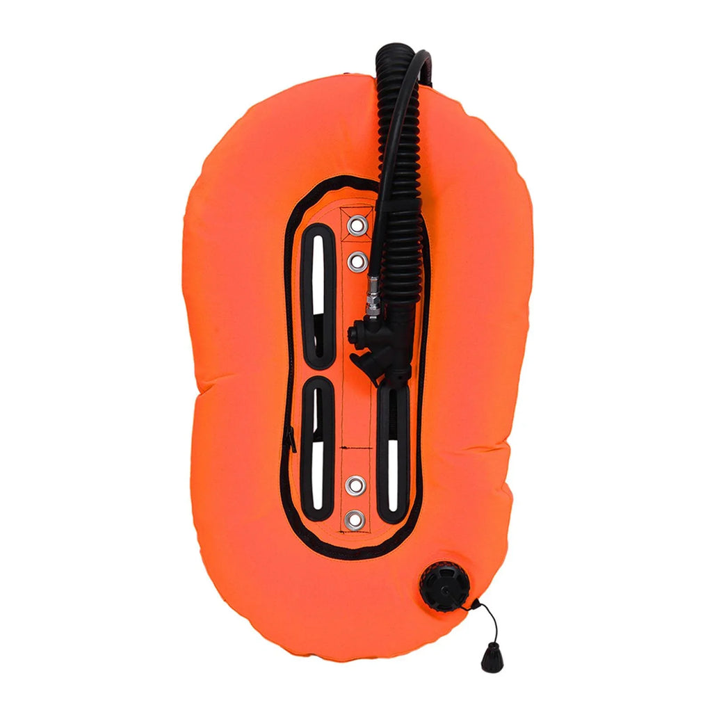 for yotijar Snorkeling Freediving Diving Wing Scuba Orange Set Diving Single Tank BCD Donut