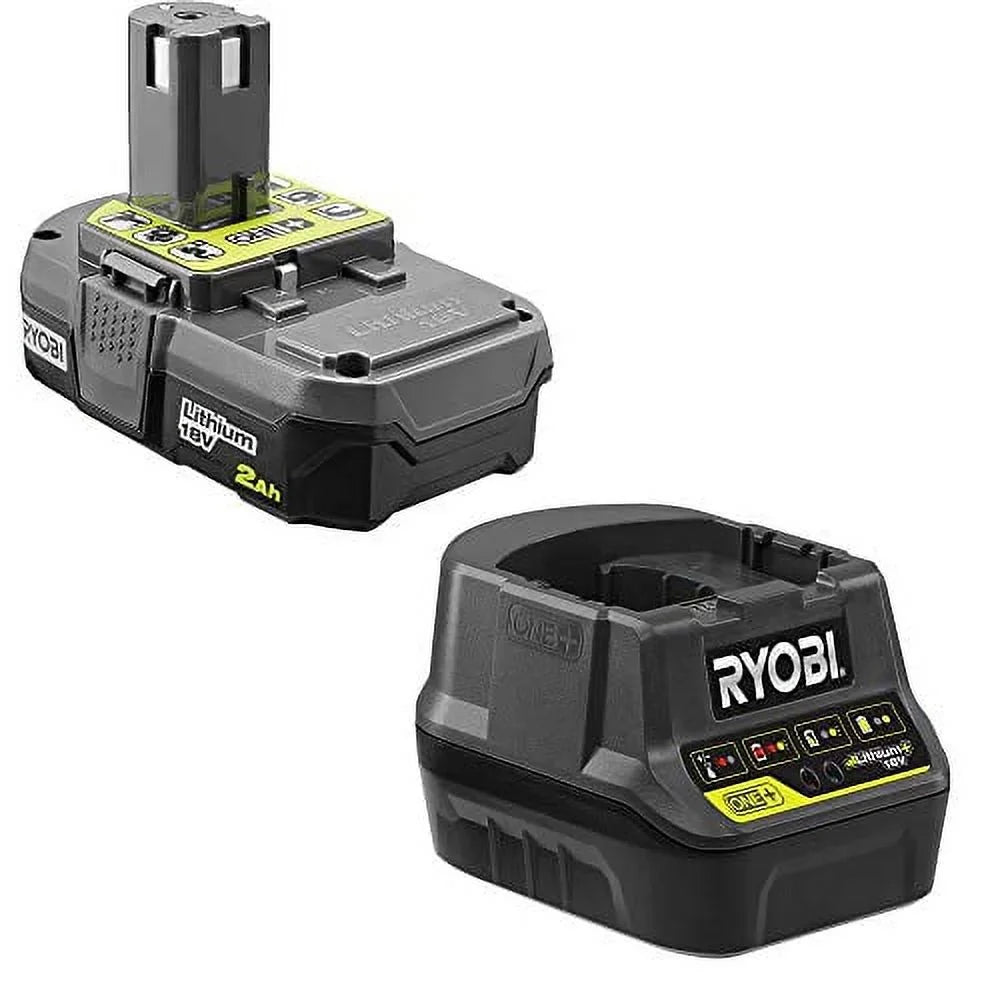 Charger Battery Lithium-Ion ONE+ 18-Volt RYOBI 2.0 Ah Mister Cordless and Included with