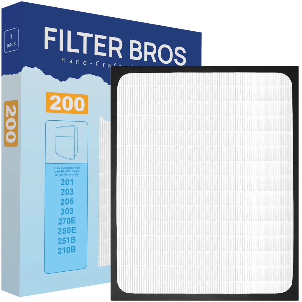 Particle Series Classic Replacement 280i, BA-200 Slim 200/300 Classic HEPA Filter For 203, BLUEAIR Filter Bros Compatible 205, 270E, With