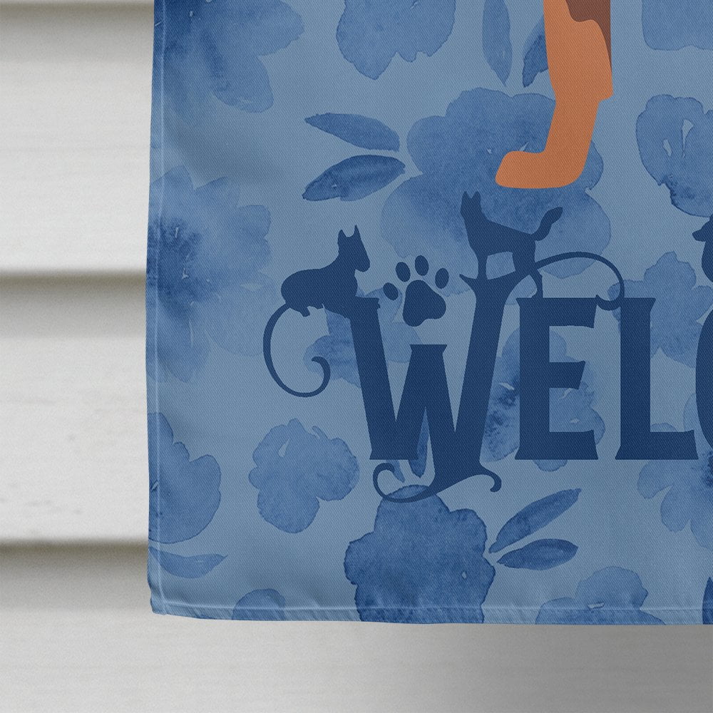 Size, Welcome Australian multicolor House CK6156CHF Dog Canvas Kelpie Large, Treasures Carolines Flag