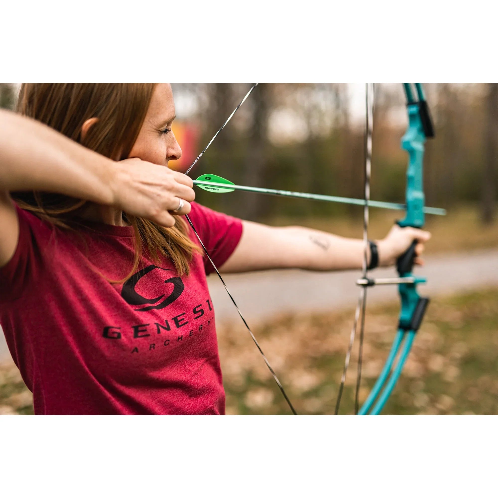 Carbon Bow Left Genesis Compound and Kit, Original Handed, Arrow