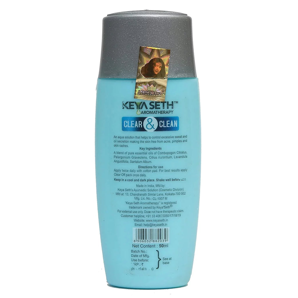 for Solution Aqua and (50ml) Acne Clear Pimple, Keya Aromatherapy and Clean Seth